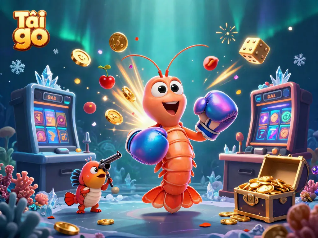 Play with Tải go 88 in a vibrant, action-packed casino scene filled with characters and dynamic game elements.