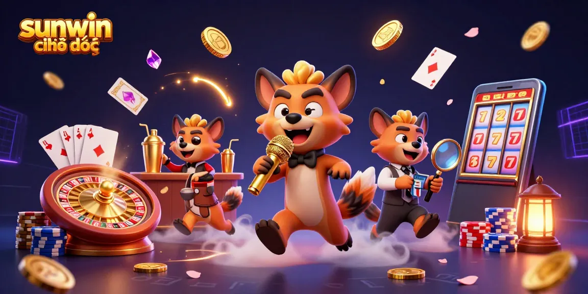 Experience the thrill of games at sunwin chính thức with lively characters and rich casino elements.